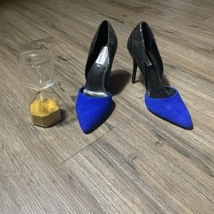 NWOT Steve Madden Suede/Snakeskin High Heel Pumps